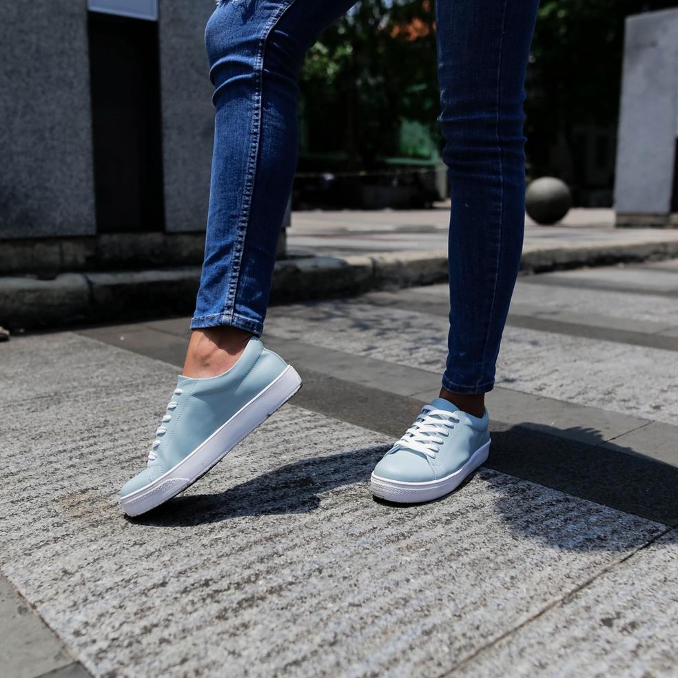 Hwg84 SLAVA - Blossom Sky Blue Sepatu Sneakers Wanita - Original Footwear .,,.,.,