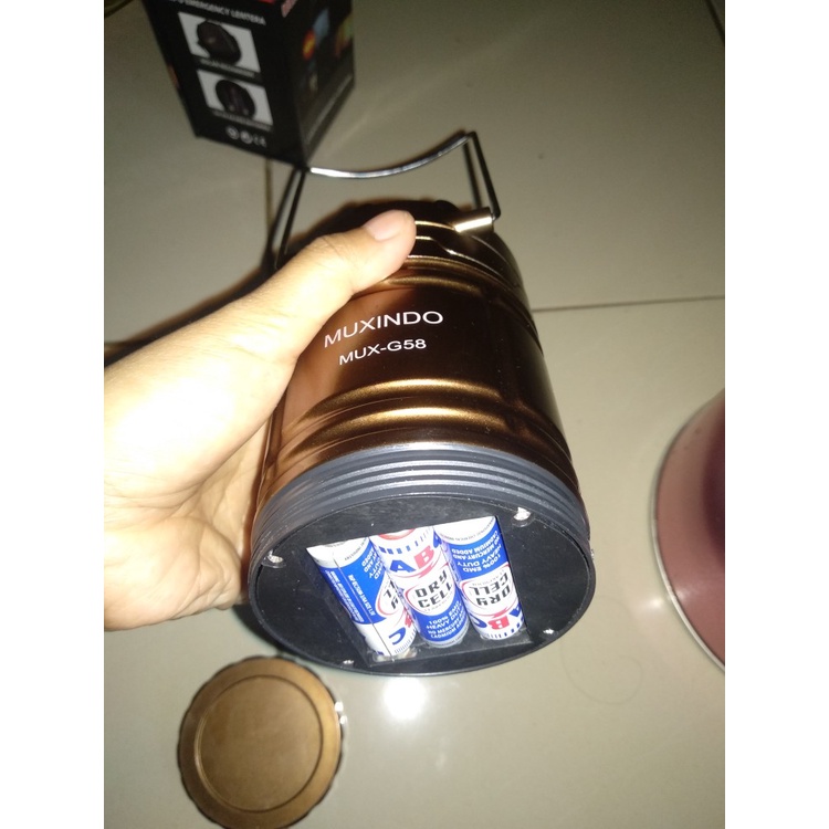 Lampu Emergency MUX G58 / Lampu Lentera Camping / Lampu Muxindo / Lampu Lentera