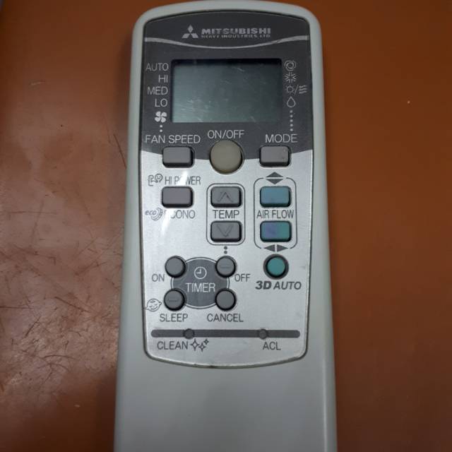 REMOTE REMOT AC MITSHUBISI ORIGINAL ASLI