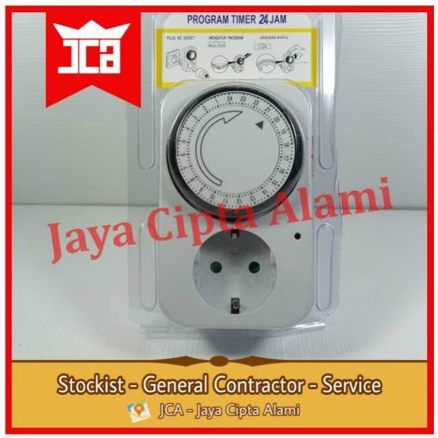 Timer Analog Lampu Aquarium Aquascape Listrik Otomatis Mati Nyala