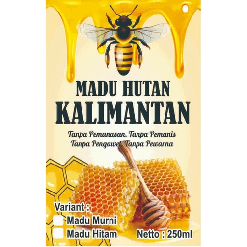 

Madu Hutan Kalimantan