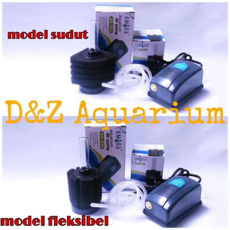 Filter Aquarium Kecil Amara 999 Amara 833 Selang 1 M Aquarium Bulat