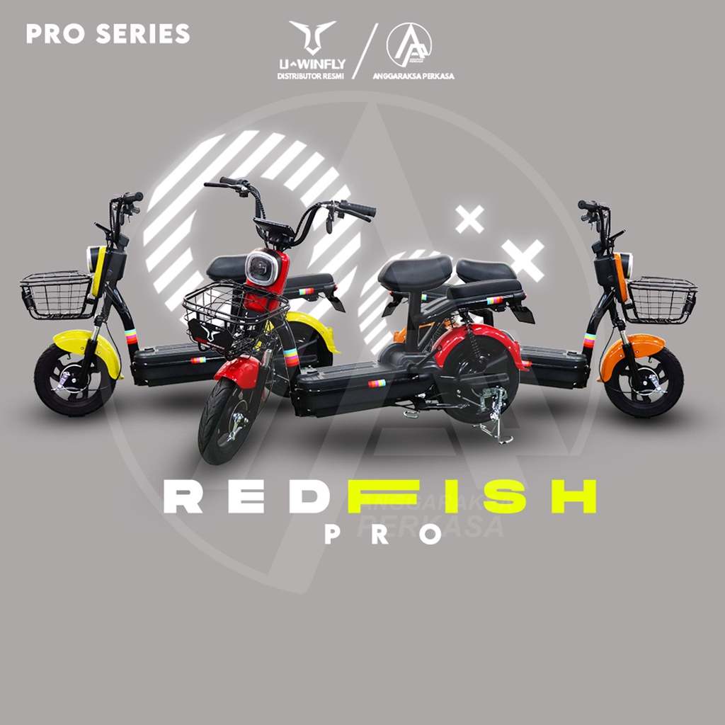 SEPEDA LISTRIK UWINFLY RED FISH 2 PRO / RF2 PRO / REDFISH 2 PRO