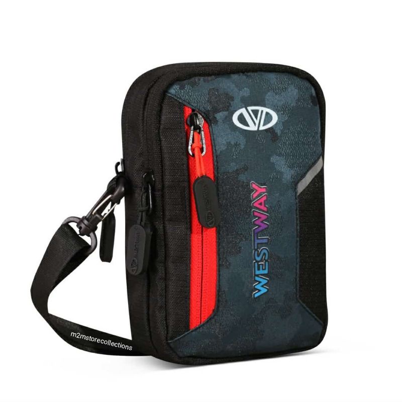 WESTWAY Tas selempang pria,,pouch handphone pria wanita terbaru,tas selempang pinggang hp distro