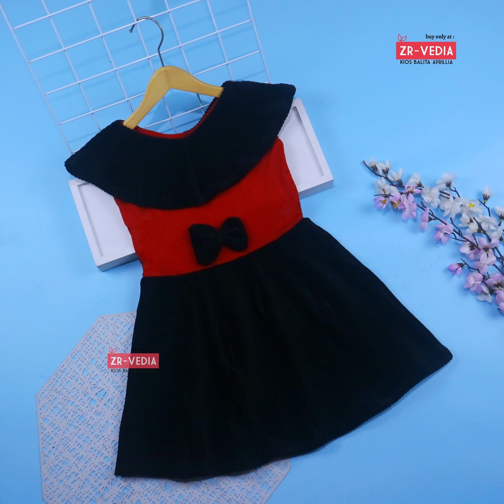 Dress Najwa uk 4-5 Tahun / Dres Baju Anak Perempuan Gaun Pesta Yukensi Import Balita Cewek Grosir