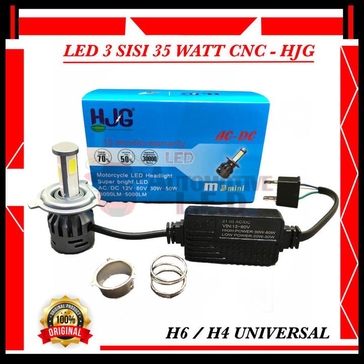 Lampu Led 3 Sisi H6 H4 35 Watt Ac Dc Bohlam Led Lampu Utama Aes Led Termurah