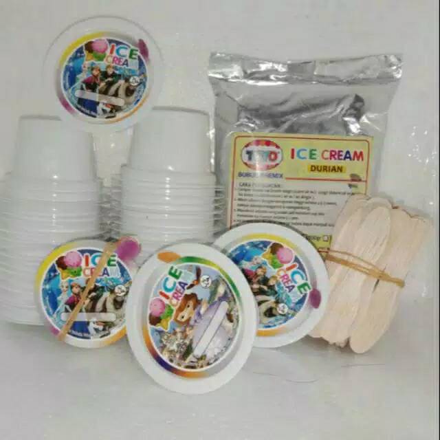 

PAKET ICE CREAM 250 GRAM BUBUK PREMIX TOYO CUP 50 MIL PLASTIK