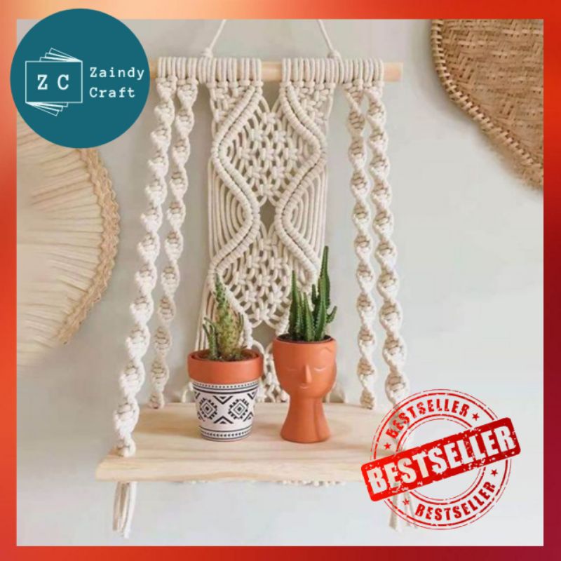 Hambalan Rak Dinding Susun / Gantungan Pot Bunga / Hanger Pot Rak Susun