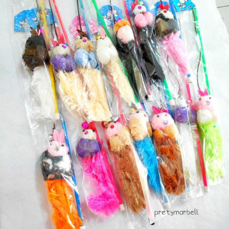 Cat Toys Mainan Kucing Bentuk Tupai Murah