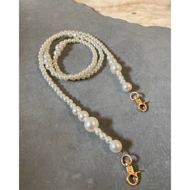 Loopy - Tali mutiara panjang only - long strap - pearl strap - tas - aksesoris tas