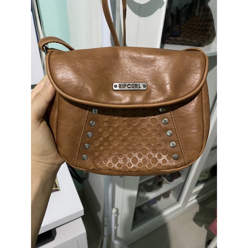 Ripcurl Tas Wanita Selempang Mini Brown Preloved