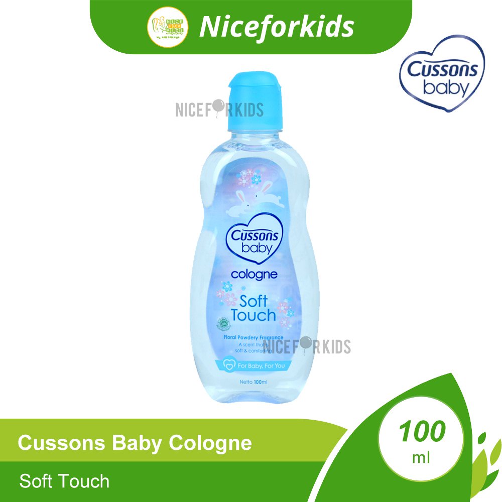 Cussons Baby Cologne Soft Touch 100ml / Minyak Wangi Bayi 100ml