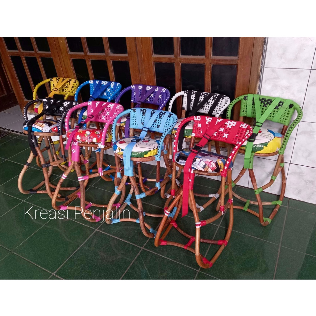 Boncengan Anak Motor Matic Free Sabuk Pengaman / Dudukan Anak Motor Matic / Kursi Boncengan Anak Rotan Motor Matic sabuk / Jok Anak Motor Matic / Kursi Boncengan Anak Untuk Motor Matic / Bangku Boncengan Anak Di  Motor Matic / Bangku Metik / bangku matic