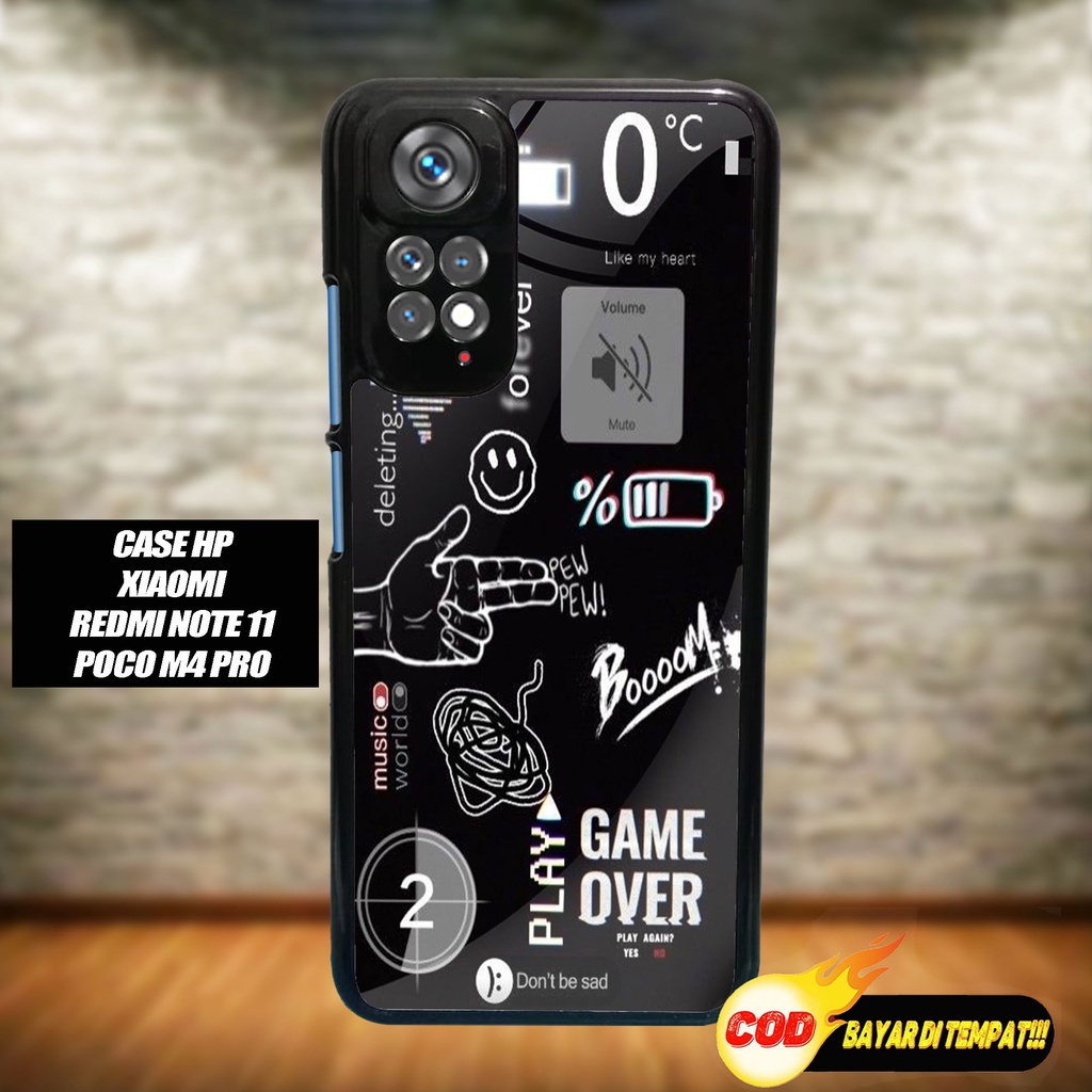 Case XIAOMI REDMI NOTE 11 / POCO M4 PRO [NASA TIKET] Fashion Case XIAOMI - Case Hp XIAOMI - Case Mur