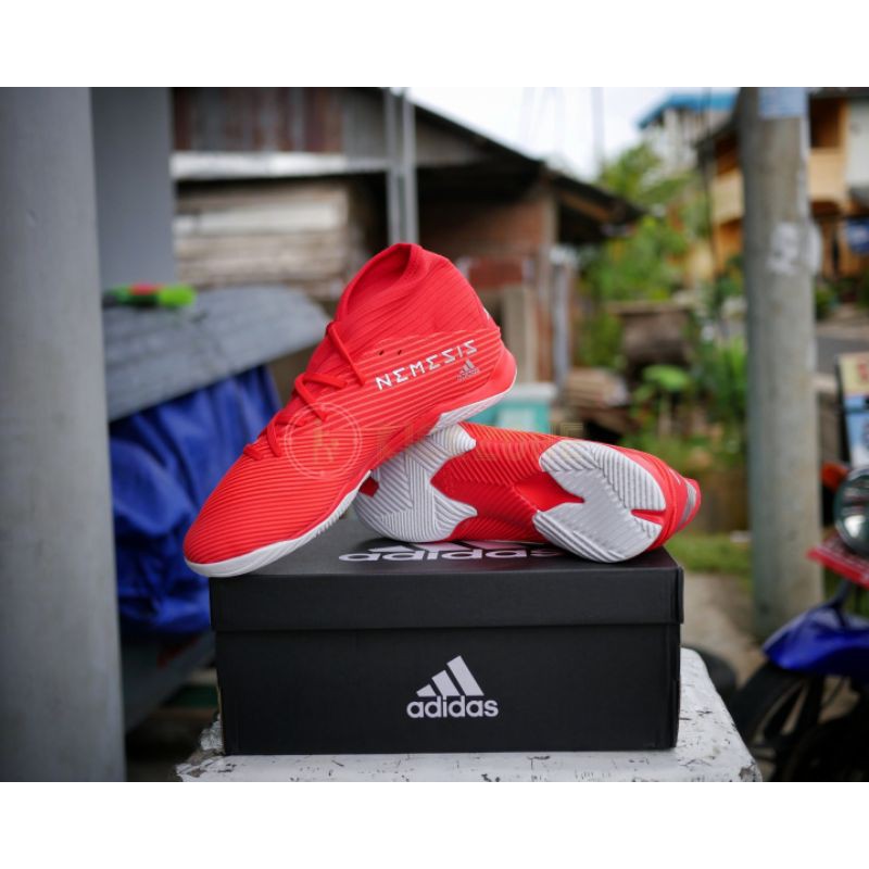 Sepatu Futsal Adidas Nemeziz 19.3 IN Red Original F34412