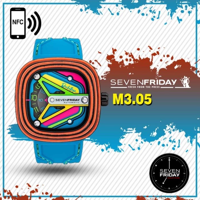 Jam Tangan Pria - Arloji Cowok - Jam Otomatis Seven Friday M3/05 SevenFriday M3-05 PIMP M-Series Aut