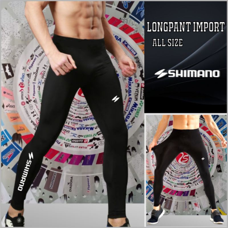 Celana panjang slim fit leging sepeda training import long pants sporty basic celana panjang pria wa