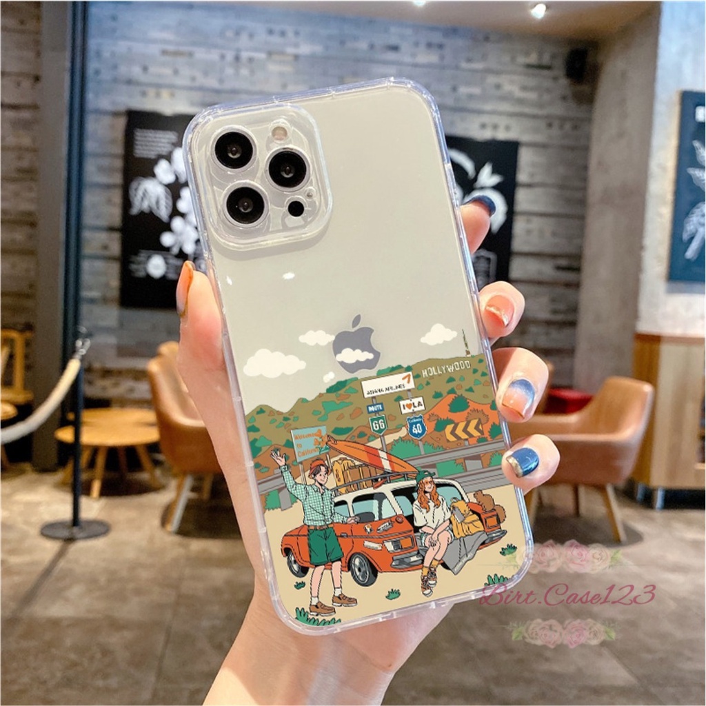 SOFTCASE BENING TRAVEL OPPO VIVO XIAOMI SAMSUNG REALME IPHONE INFINIX ALL TYPE BC6676
