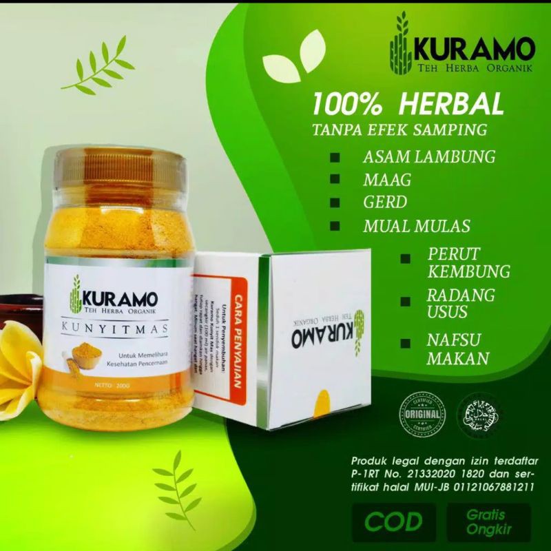 KURAMO KUNYIT MAS KURAMO KUNYIT MAS SURABAYA Obat asam lambung Herbal asam lambung Obat maag kronis  OBAT ASAM LAMBUNG KURAMO KUNYIT MAS OBAT MAG