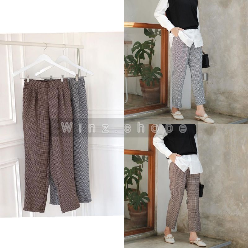 Houndstooth Pants by Odeca Official