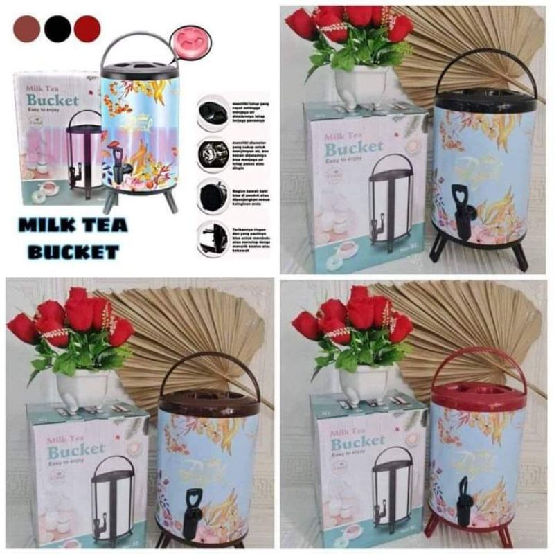 TERMOS MILK TEA BUCKET 8 Liter