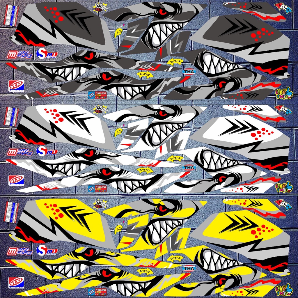 STIKER BODY VARIASI MOTOR HONDA CB 150R G2