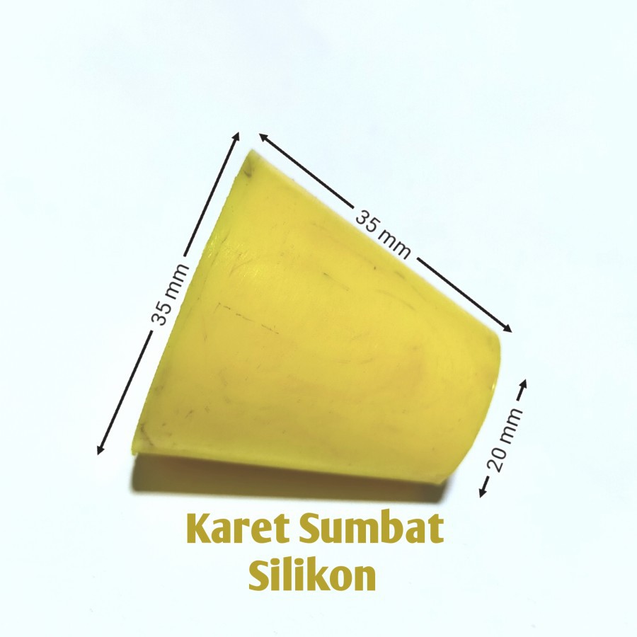 Karet Sumbat 20x35 karet penyumbat lubang botol karet sumbat silikon