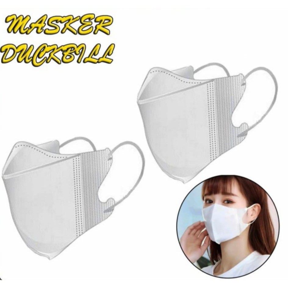 Masker Duckbil 3 Ply Duckbill Earloop Face Mask