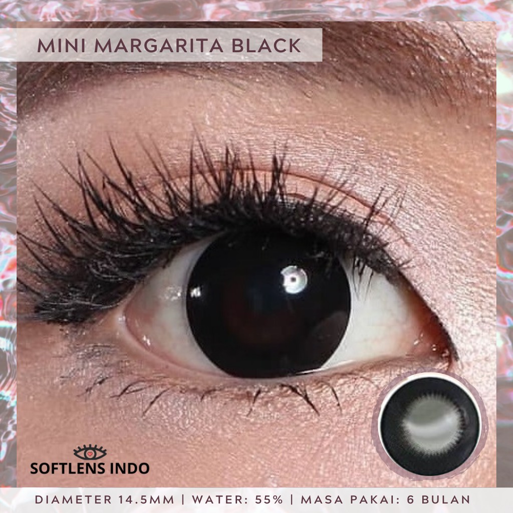 

Softlens kitty kawaii mini margarita black/ hitam
