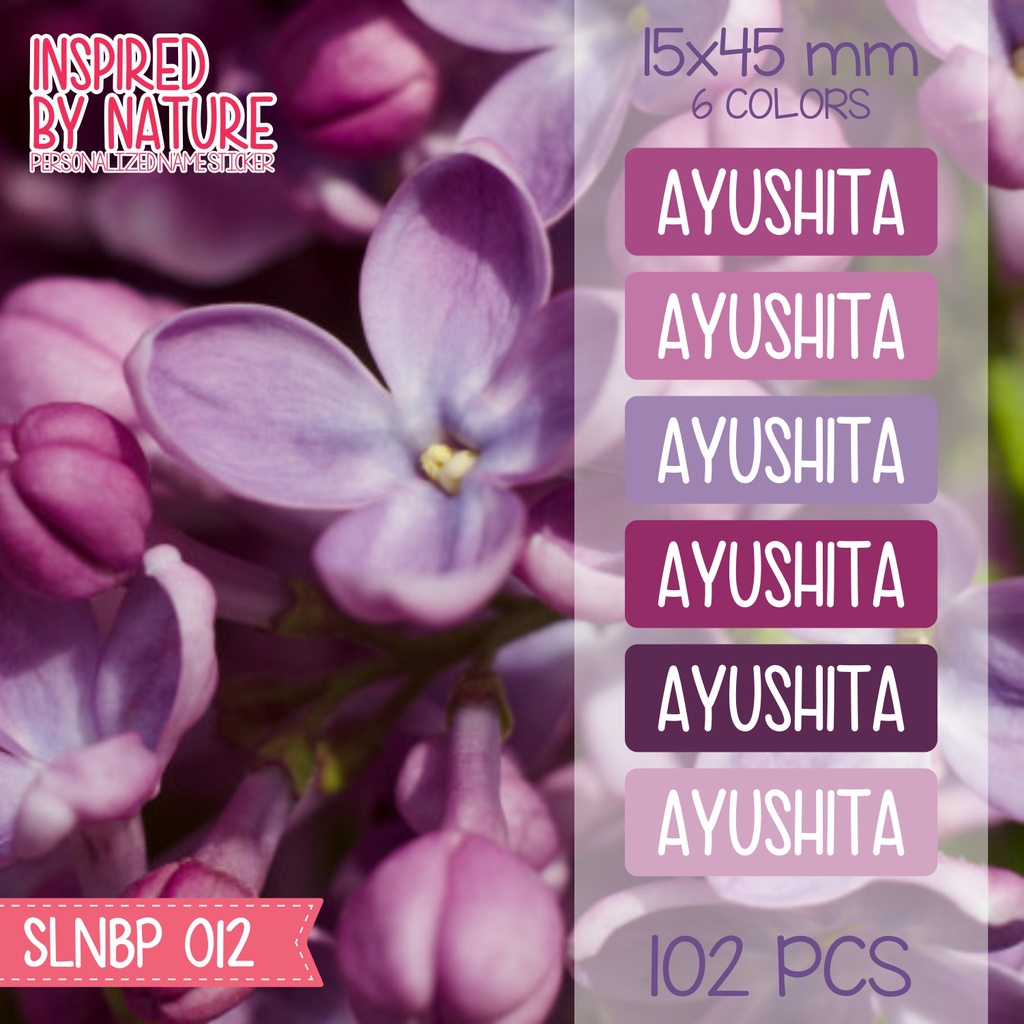 

Stiker label nama anak waterproof kartun sepatu buku sekolah SLNBP 011 - 020