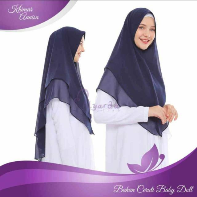 Hijab Instan - Khimar Annisa - Milyarda Hijab