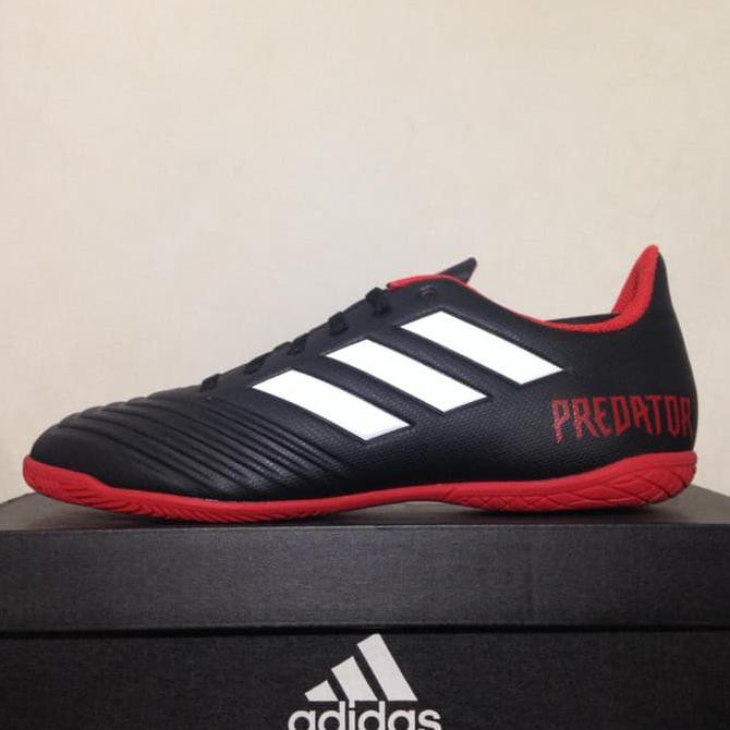 BI9 SALE Sepatu Futsal Adidas Predator Tango 18.4 Black Red DB2136 Original SDWD