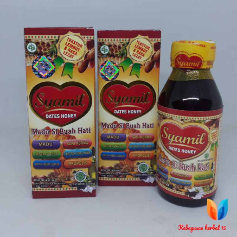 

syamil dates honey madu sibuah hati madu syamil anak 125 ml