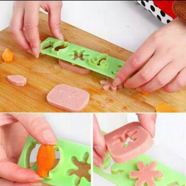 Cetakan Kue Nasi Roti Sandwich Bento Bread Mold Cutter High Quality