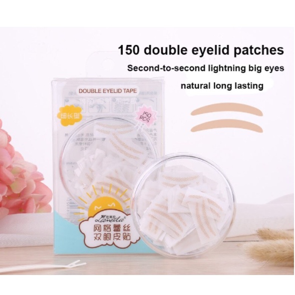 MESH LACE 150pcs + FORK Y -  DOUBLE EYELID  - Invisible Self-adhesive