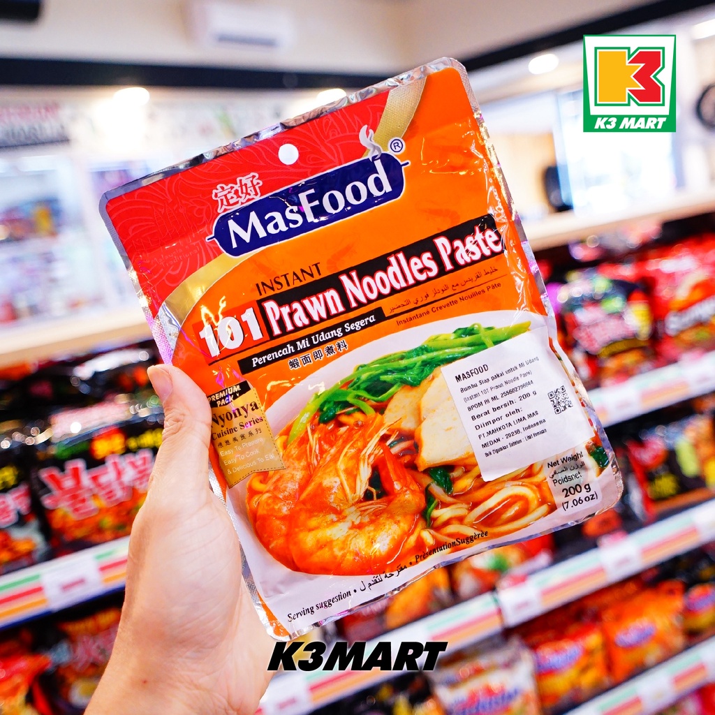 

Masfood 101 Instant Prawn Noodle Paste 200gr
