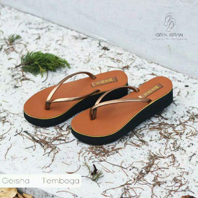 Sandal Wanita (Geshia)  By Isrin Isran Original-Tembaga