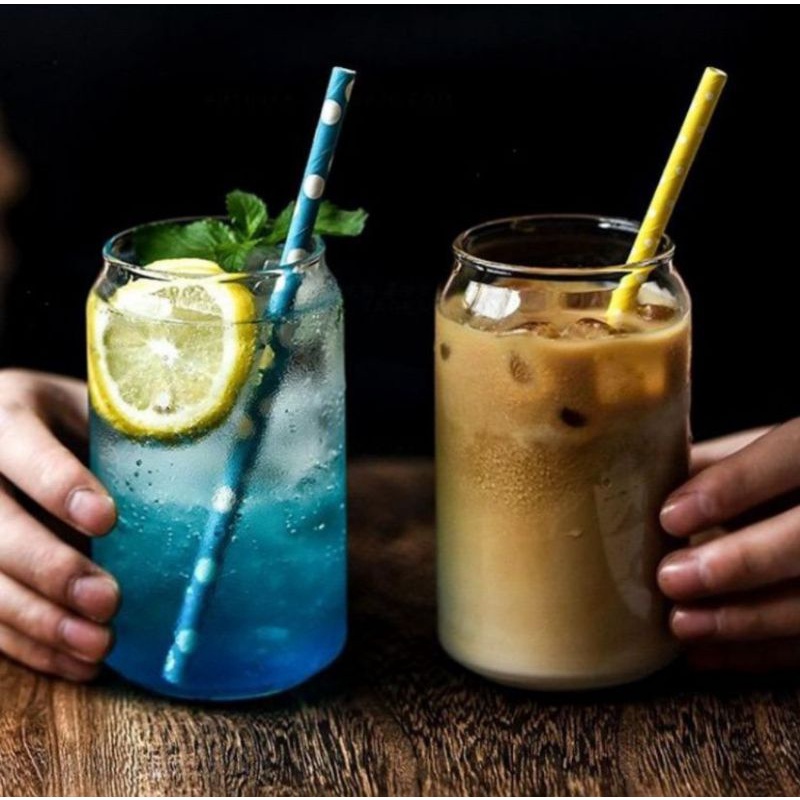 Gelas Carafe 400ml / Gelas Kopi / Gelas Bir / Gelas kaca kekinian