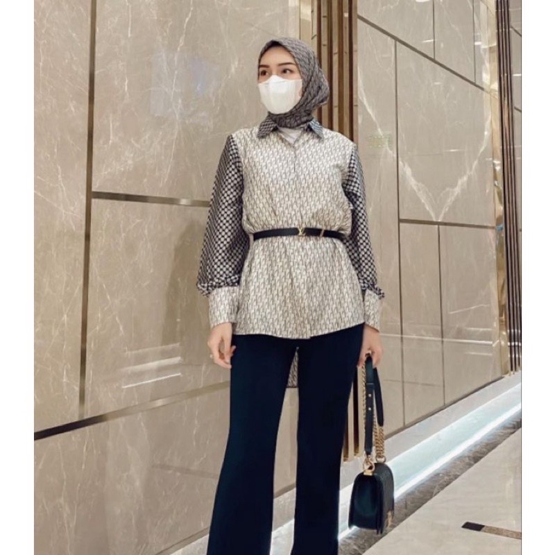 Mono Shirt Vanilla Hijab