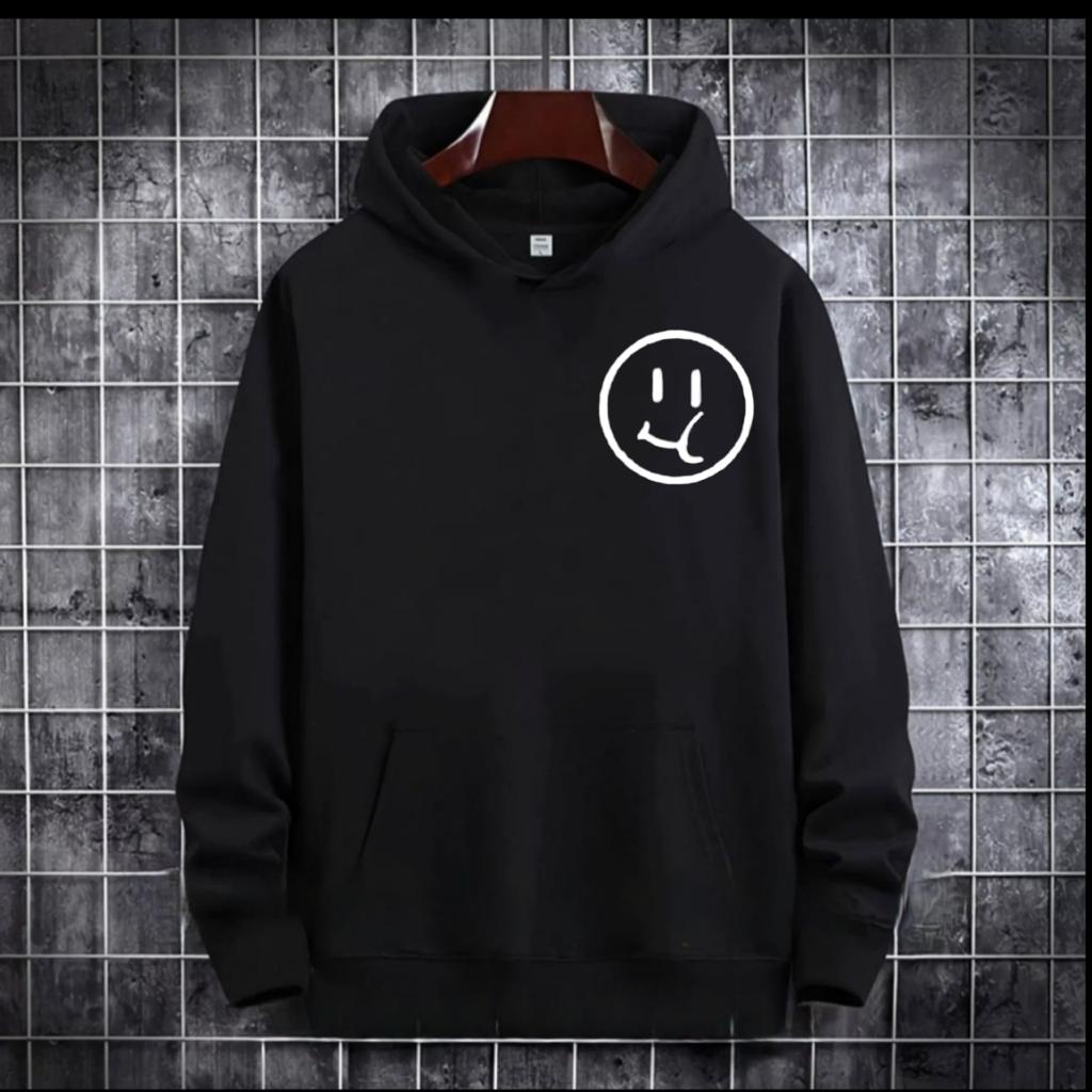 SWEATER HOODIE SMILEY / HOODIE MURAH TERLARIS / HOODIE POLOS / HOODIE PRIA DAN WANITA / UNISEX