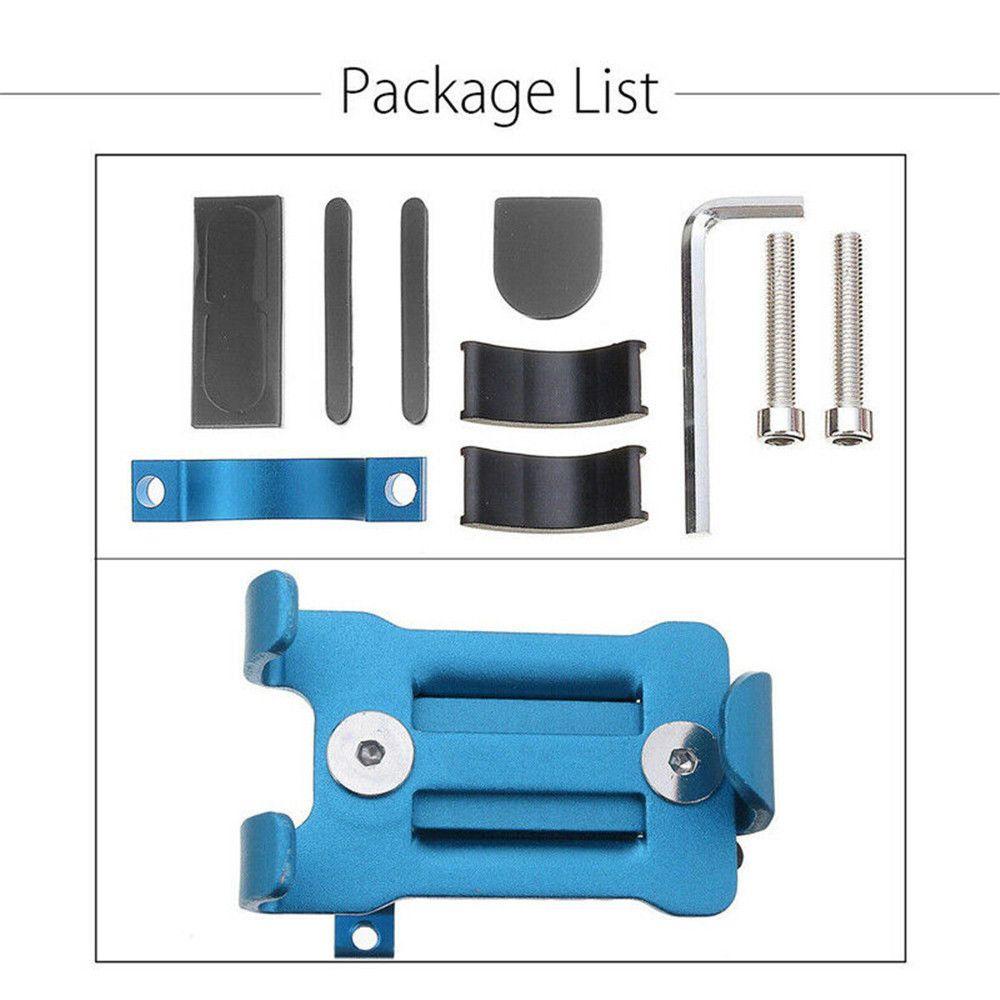 Nanas Aluminium Phone Mount Tahan Lama Non-slip Stang Stand Bracket Penyangga Hp