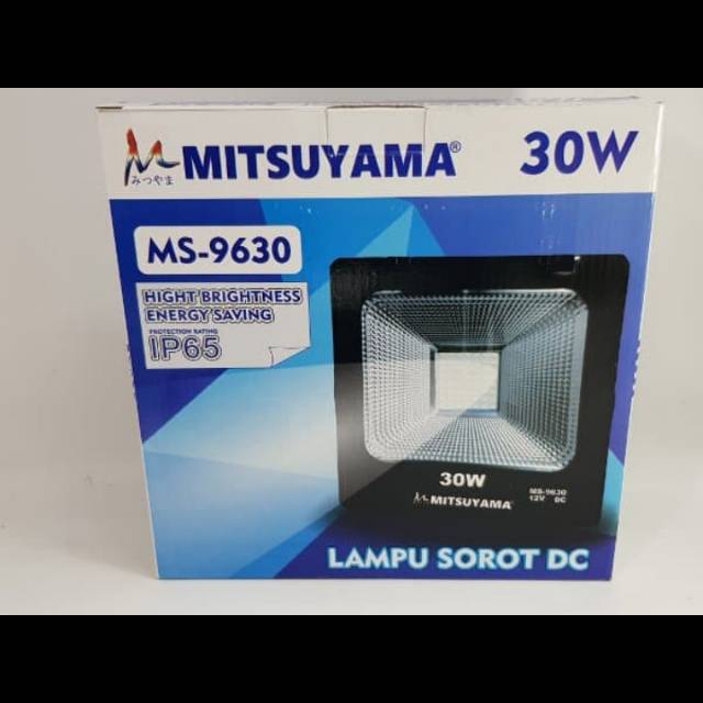 Lampu sorot 30watt DC 12volt Mitsuyama Ms-9630