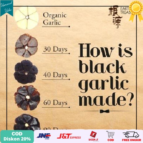 

❤COD❤ "Black Garlic (Bawang Hitam Ajaib)" 1/2 Kg