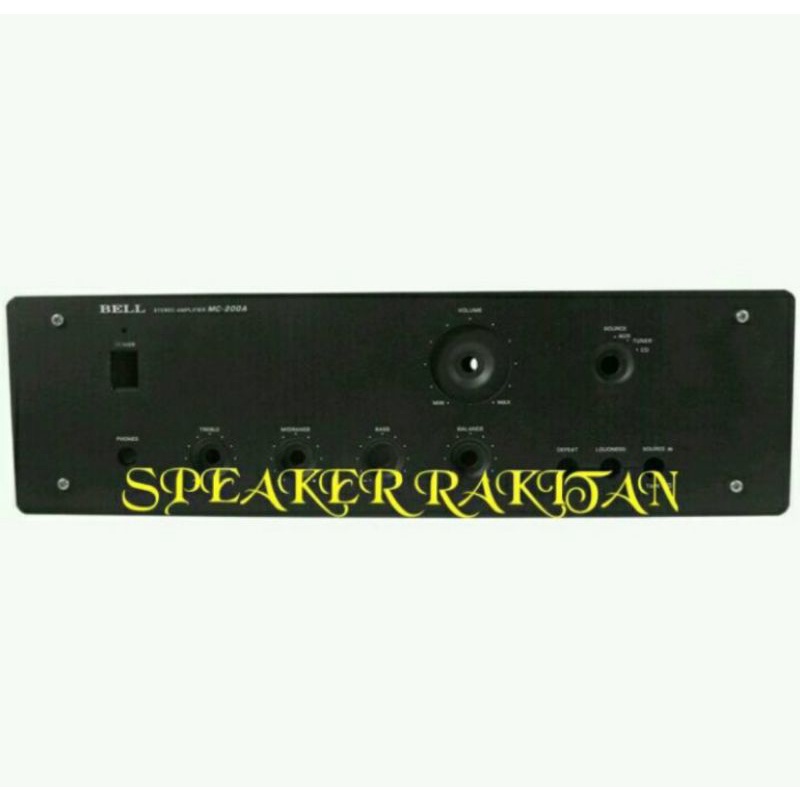 Box Power Amplifier Bell MC-200A