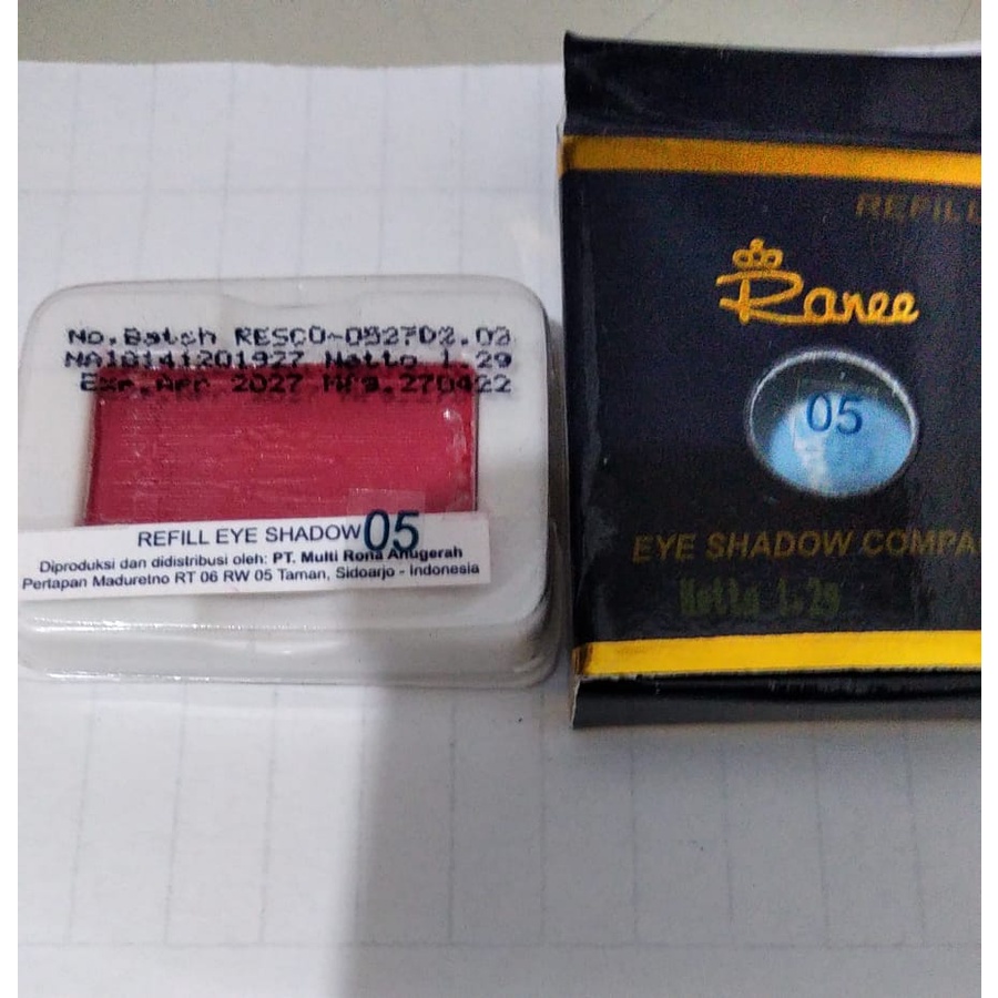 RANEE Refill Eye Shadow Compact | Isian EyeShadow Dengan Hasil Warna Yang Pigmented dan Tahan Lama