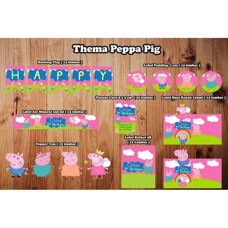

Paket Dessert Table Printable / Label Ulang Tahun