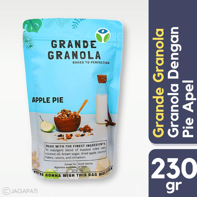 

Grande Granola - Apple Pie 230gr - Makanan Diet - Sereal