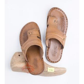 Sendal Pria Kulit Sandal Casual Kulit embossed Lacoste 833 Lac FS1