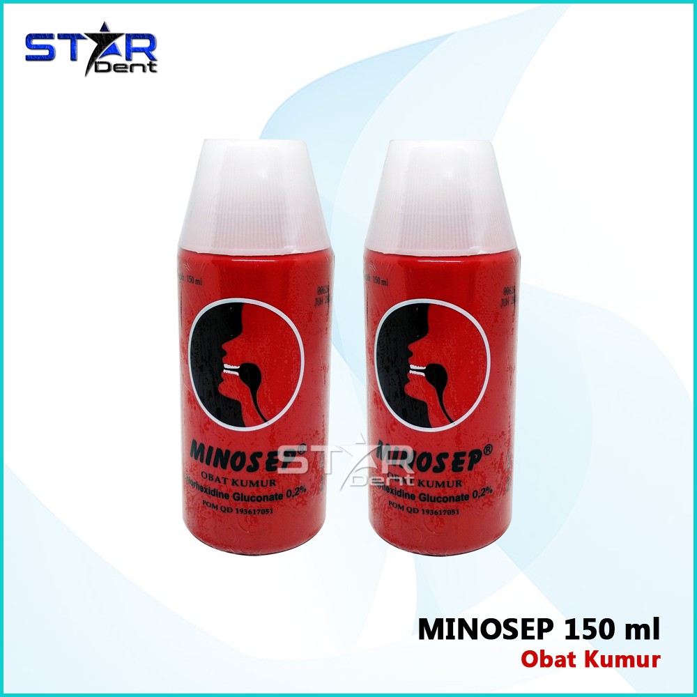 Minosep Obat Kumur 150 ml / Minosep Merah