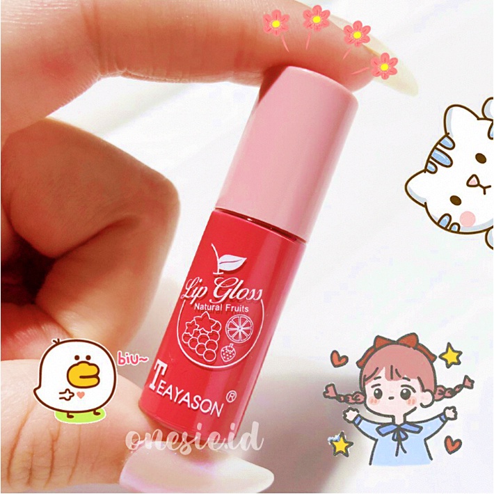 Teayason Lip Glow Glitter Lipstik Liquid Cair 10 Warna Waterproof And Drable Lipstick XX002